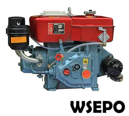 Factory Direct Supply! WSE-R185 9HP Water Cooled 4-stroke Diesel Engine with E-Start Applied for Generator/Pump/Cultivator