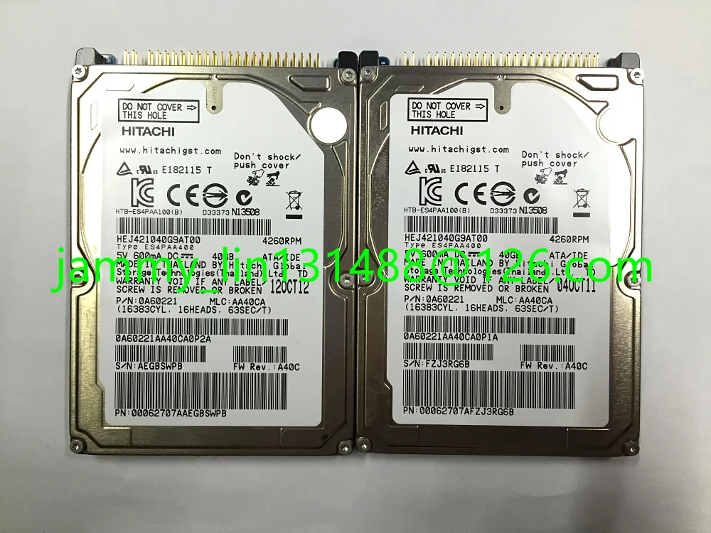 Free shipping original new Hard Disk drive HEJ421040G9AT00 40GB For VW Car HDD navigation systems made in Japan
