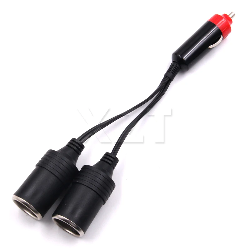 12V-24V 10A Dual Port Car Cigarette Lighter Power Charger Adapter Socket Splitter Female Socket Connector Adapter