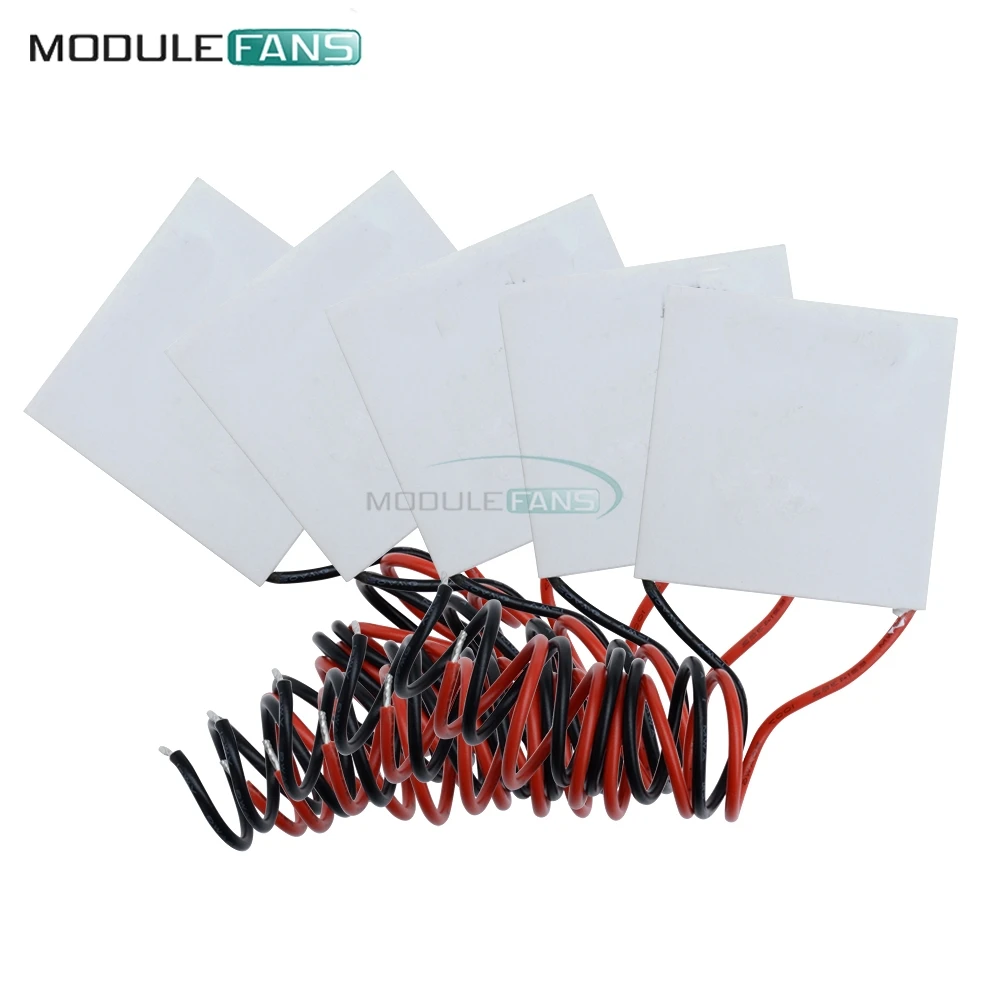 5 Stück 12706 TEC1-12706 TEC thermoelektrischer Kühler Peltier 12 V Halbleiterkühlung TEC 112706 Modul für Kühlkörperplatten – Detail 3