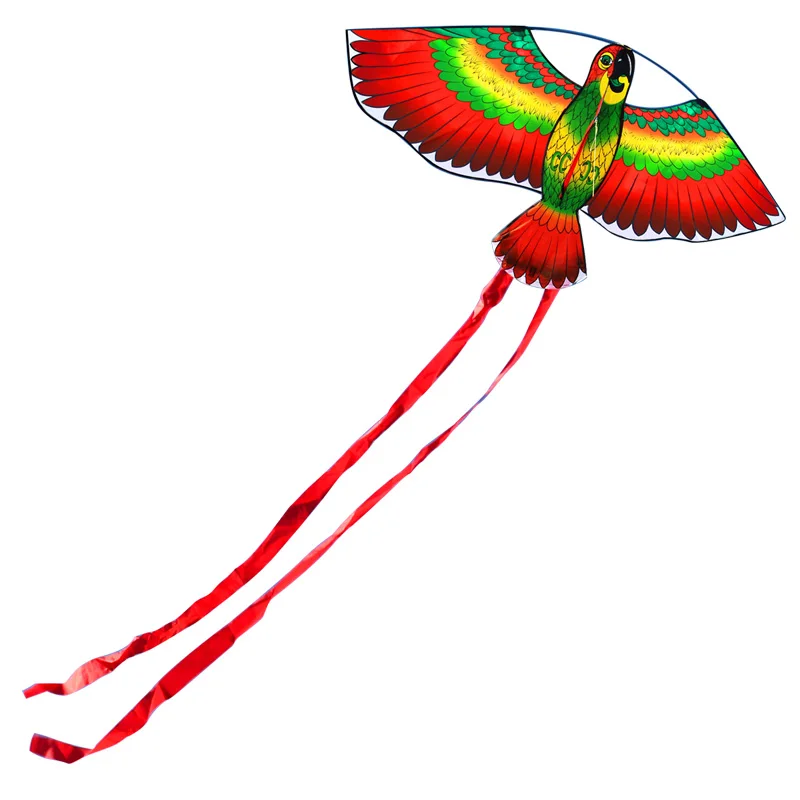 

Wholesale Price 100Pcs/Lot 110cm/43inches Parrot Kite/ Animal Kites With Handle & Line