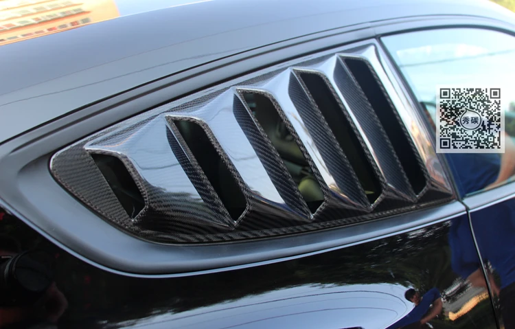 Fit for FORD MUSTANG The rear window decorative shutters  modified carbon fiber