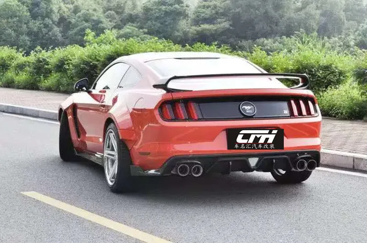 Fit for  Ford Mustang 2018 TT350 carbon fiber spoiler tails wing    Package: Export standard packages     before or after paymen