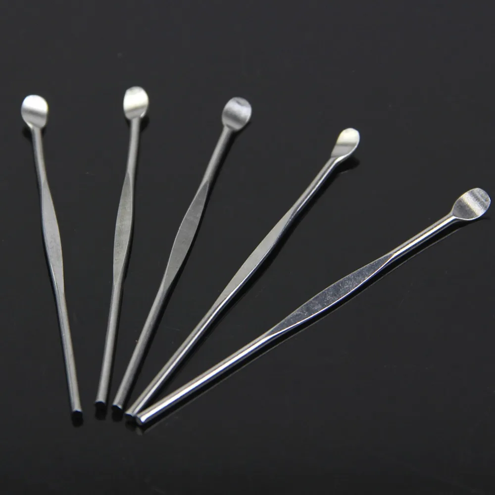 5Pcs Stainless Steel EarPick Cleaner Ear Pick Wax Curette Remover Care Tool Hot