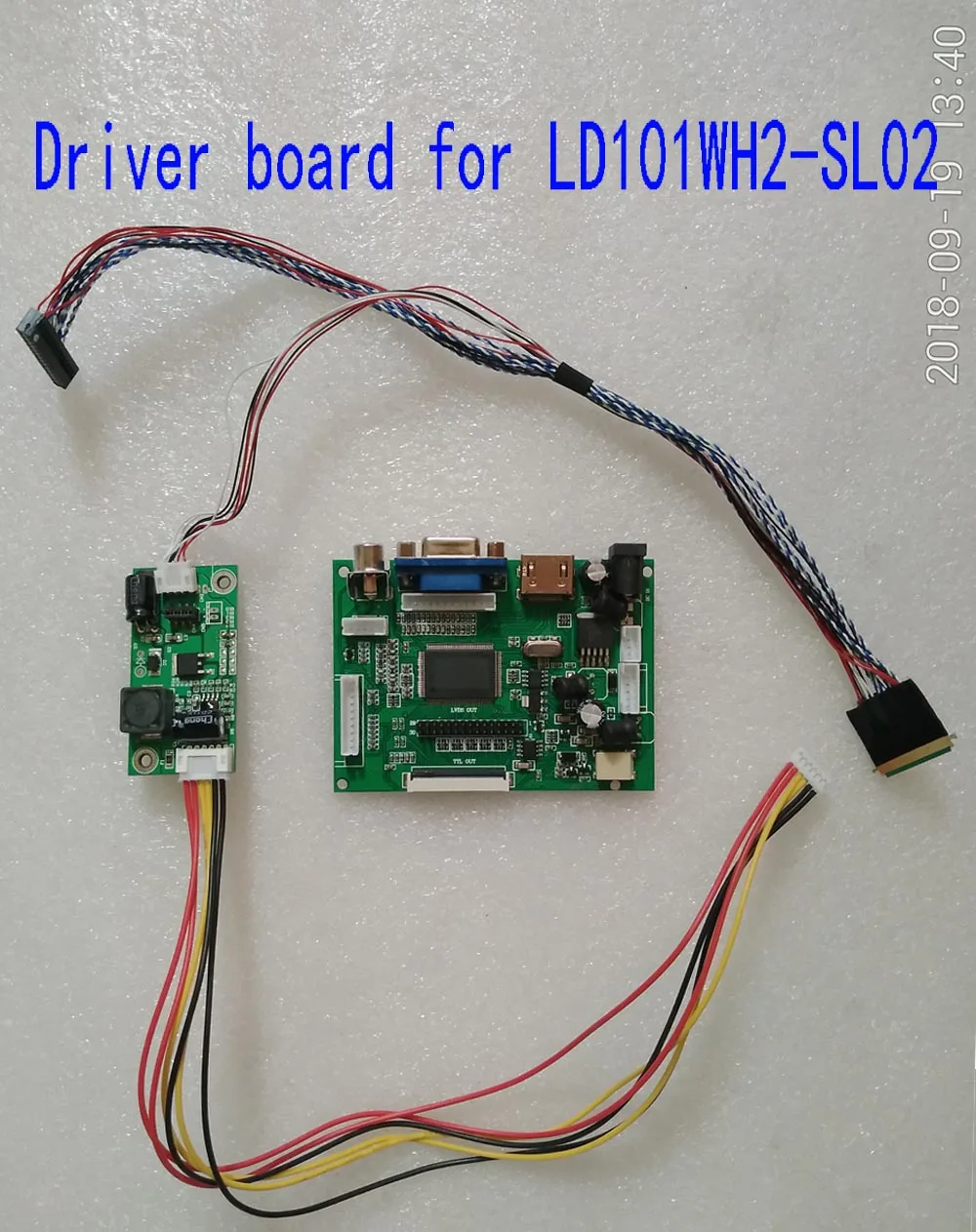 

LCD Driver board For LG-LD101WH2-SL02 Dedicated Display Driver Board Support reversing priority IPS 1366*768 HDMI VGA AV