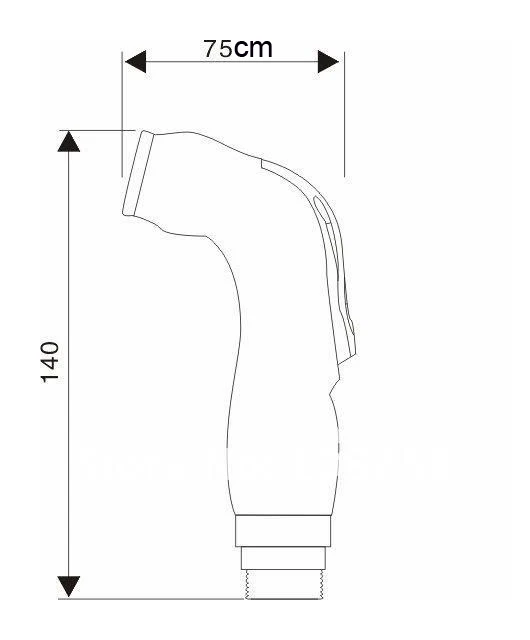 bidet rubinetto miscelatore pet toilette bagno spruzzatore set