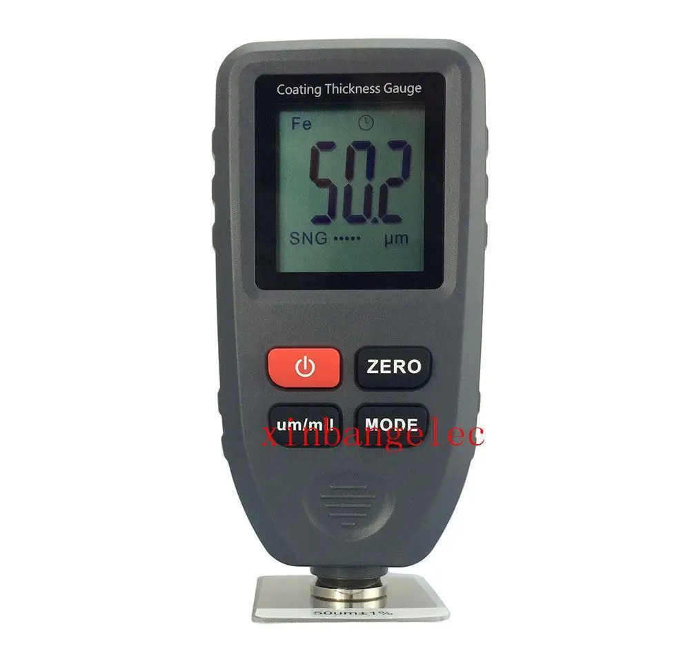 XZB-600 Paint Coating Thickness Meter Gauge Tester Auto F/NF Probes 0~1300um