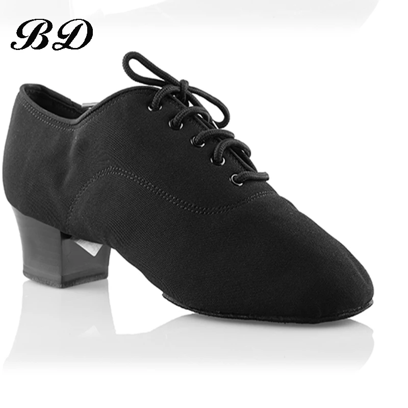 Bd latina sapatos de dança esportes profissão sapato de salão moderno macio couro genuíno wearable 419 jazz branco deslizamento-up quente