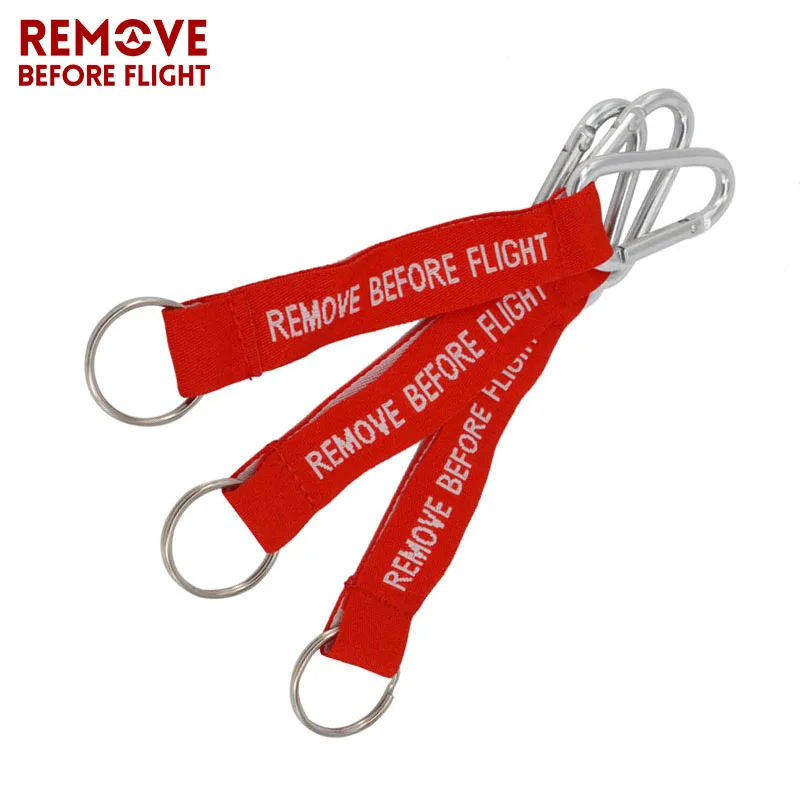 Remove Before Flight Key Chain for Motorcycles Scooters and Cars Aviation Keychain Fashion 3 PCS/LOT Keychain Men