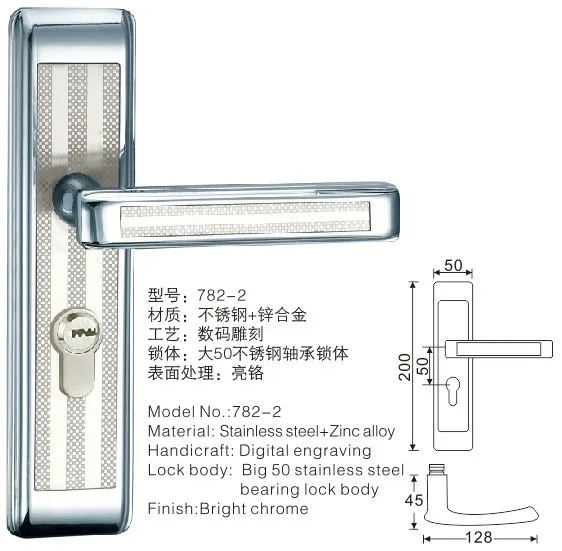 [Hardware] Hi Ya special patented process locks indoor locks Zhongshan Suochang exclusive debut