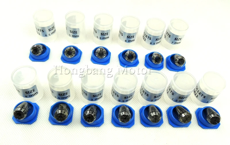 

13Pcs ER11 Spring Collet Set For CNC Workholding Engraving & Milling Lathe Tool 1-7mm Industry Tool