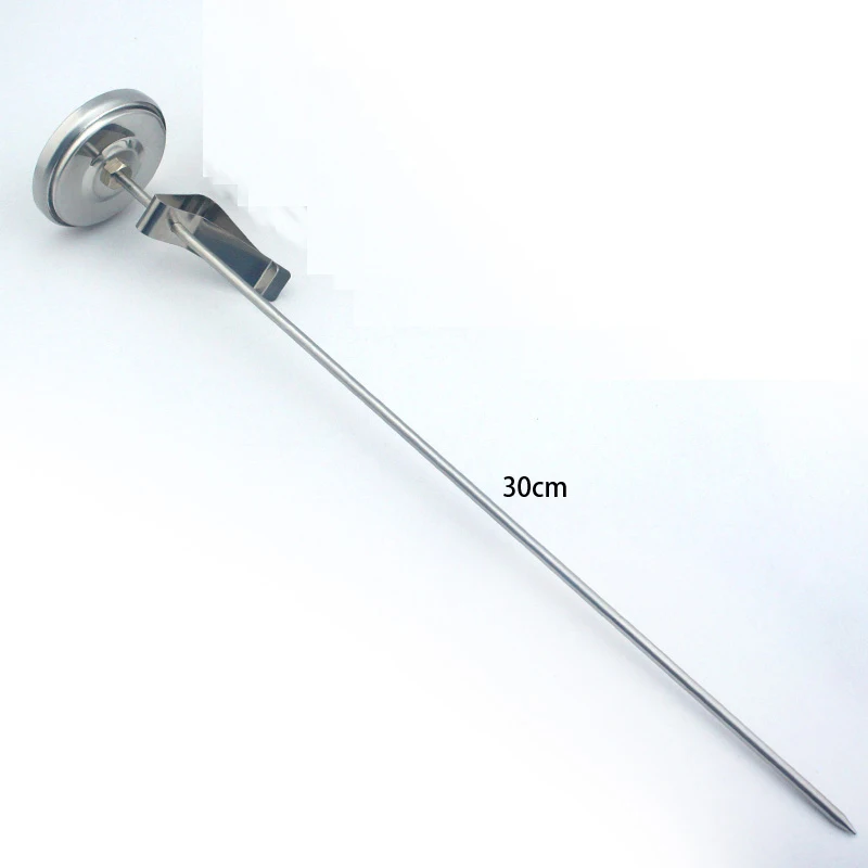 Stainless Steel Frying Cooking Thermometer with 30cm Probe Pin