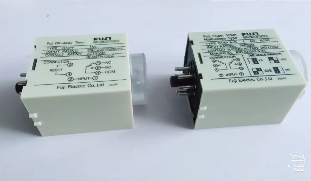 ST3PF Time relay 12V/24V36V/48V/127V/110V/220V/380V Power Off Delay Timer Time Relay 8Pin 1S/5S/10S/30S/60S/3M/5M/10M/30M/60M