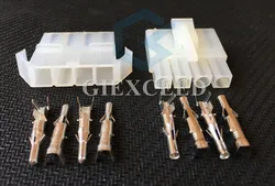 2 Sets 4 Pin Big Tamiya Connector Kits Large Tamiya L6.2 Socket AC Assembly Plug 6.2MM