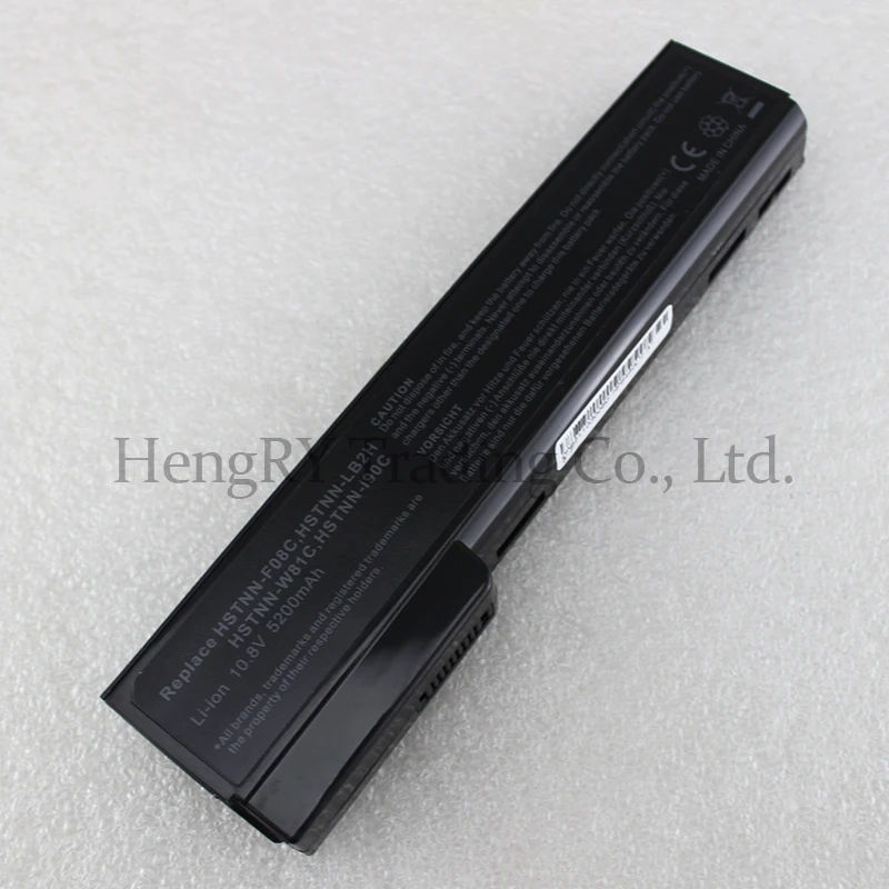 แบตเตอรี่6เซลล์5200mAh สำหรับ HP EliteBook 8460p 8460W 8470p 8470W 8560p 8570P 6360b 6460B CC06 CC09 HSTNN-CB2F CC06XL