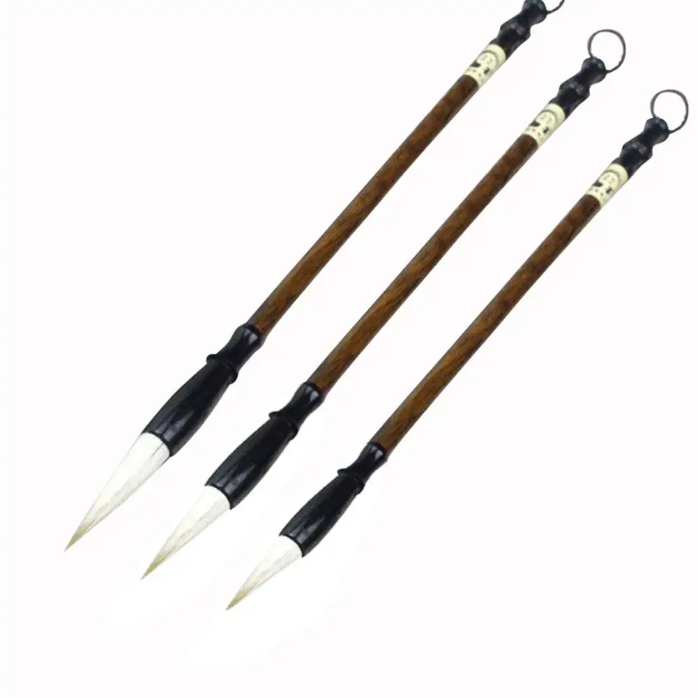 3PCS ไม้แปรงสีน้ำจีนชุดแปรงวาดภาพวาดแปรงสำหรับนักเรียน