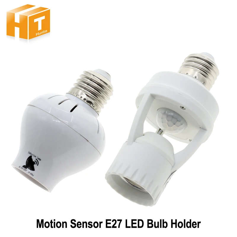 E27 Lamp Base Radar Microwave / PIR Human Body InfraRed Motion Sensor E27 Lamp Holder Switch