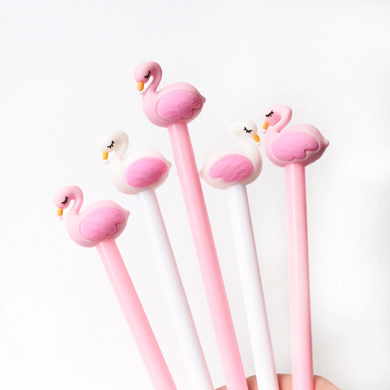 2Pcs/Lot 0.5MM Cute Birds Gel Pens Kawaii Stationery Roller Ball Pens Gift Office Material Stationery For School Supplies