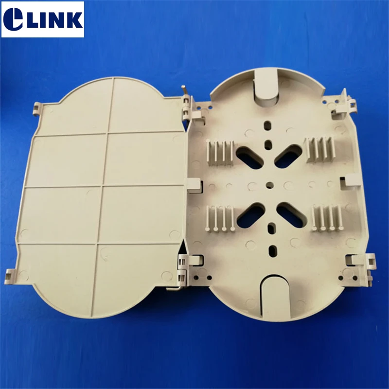 

12 core fiber splice tray for patch panel FTTH terminal box fiber fusion splicing protective cassette 12 port tray ELINK 20pcs