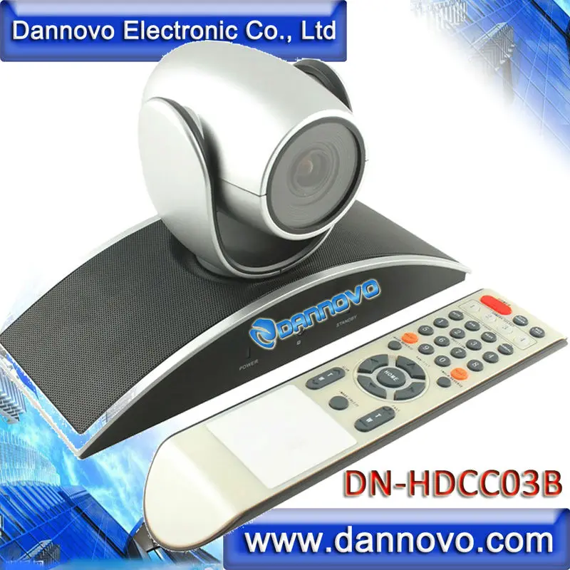 Free Shipping DANNOVO Wide Angle HD USB PTZ Webconferencing Camera,3x Optical Zoom(DN-HDCC03B)