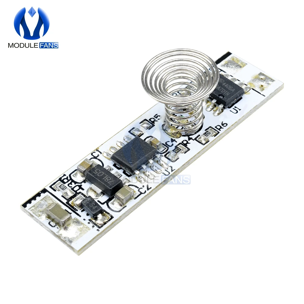 Touch Switch Capacitive Sensor Module LED Dimming Control Lamps Active Components Three Mode Hard Light Controller 9V-24V 30W 3A