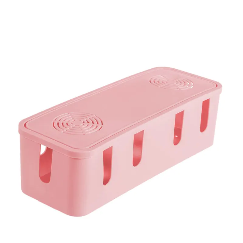 BF040 Creative collection box Cablebox Power wire cable box Desktop packing box computer network storage box 8.5*9.5*28cm