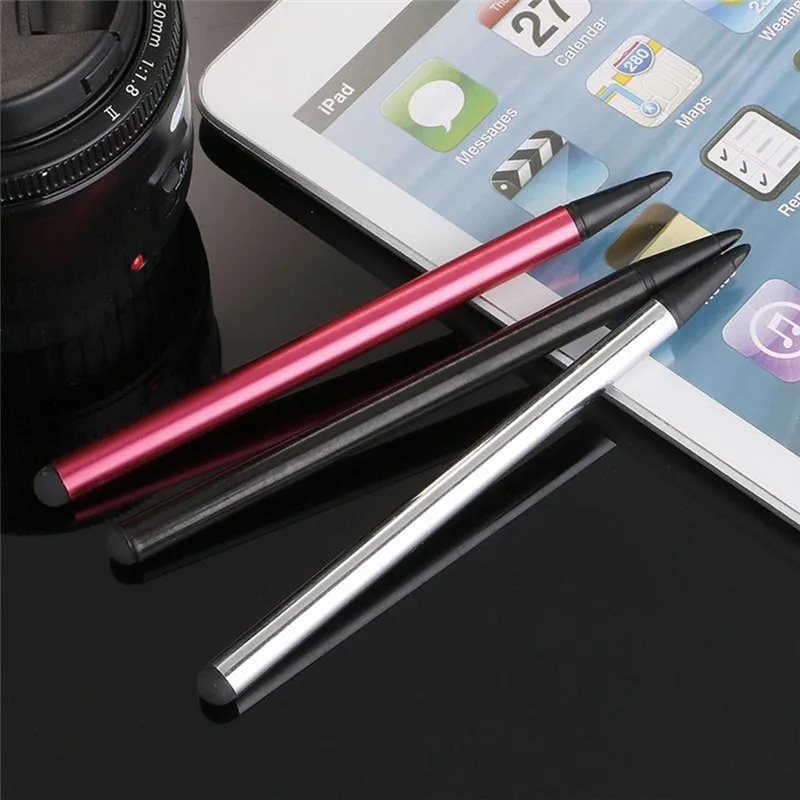 2 in1 Touch Screen Pen Stylus Universal For iPhone iPad Samsung Tablet Phone