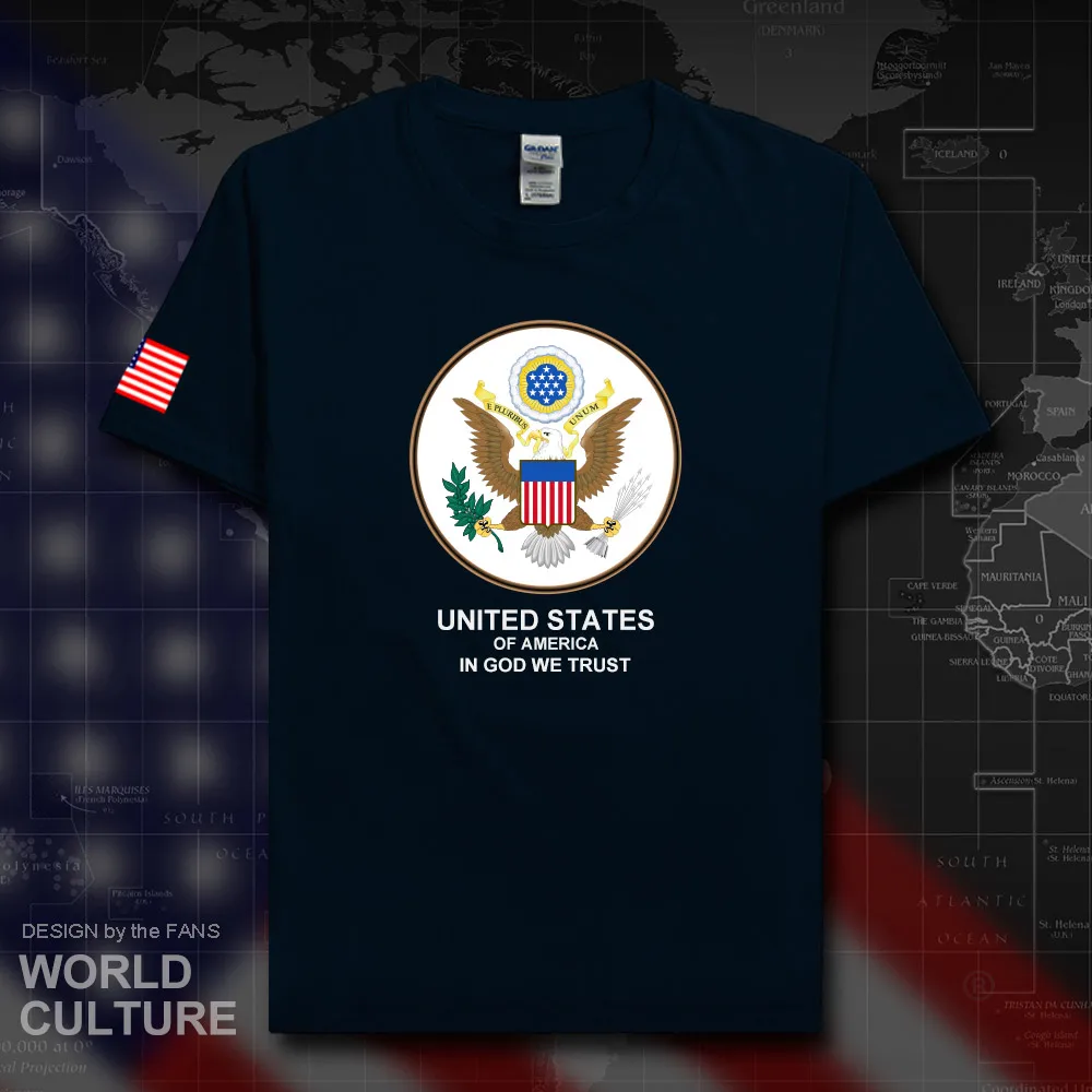 United States of America USA t shirt man jerseys t-shirts 100% cotton nation team men meeting fans street wear fitness summer 20