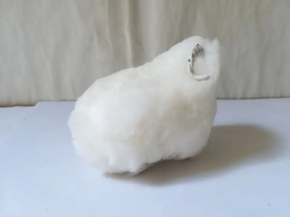 plastic&fur white goat hard model mini 8x7cm simulation sheep prop craft home decoration toy gift w0289