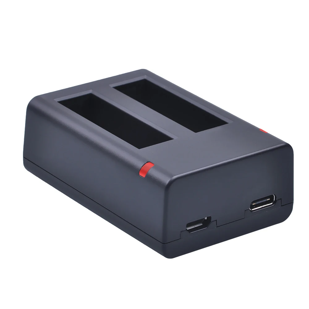 Batmax 2 cái 2720 mAh GoPro Fusion Pin Batteriers + USB Kép Sạc đối với Gopro Fusion Độ Action Máy Ảnh