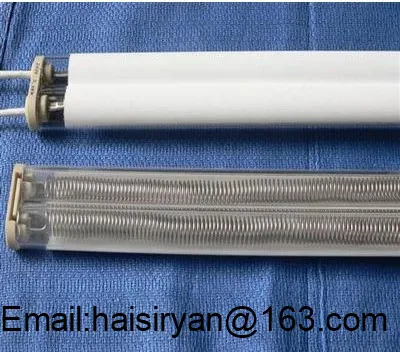 

Heraeus IR emitter double tube heater medium wave halogen quartz far infrared heating elements