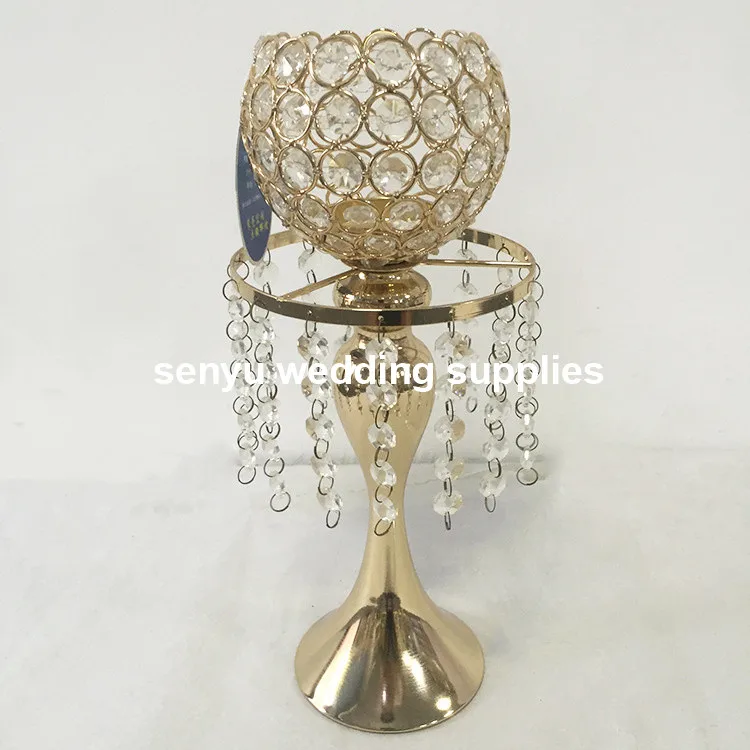 

New style Unique quality wedding crystal candelabra for sale senyu0487