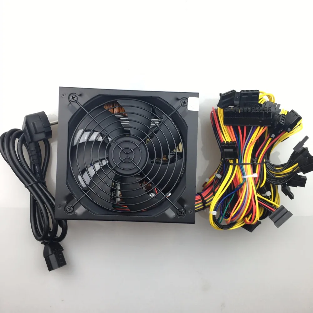 T.F.SKYWINDINTL 1600W PC Power supply ATX 12V 1.3 PSU For Bitcoin Miner RX470 RX 480 RX 570 1600W mining rig ATX Mining Machine