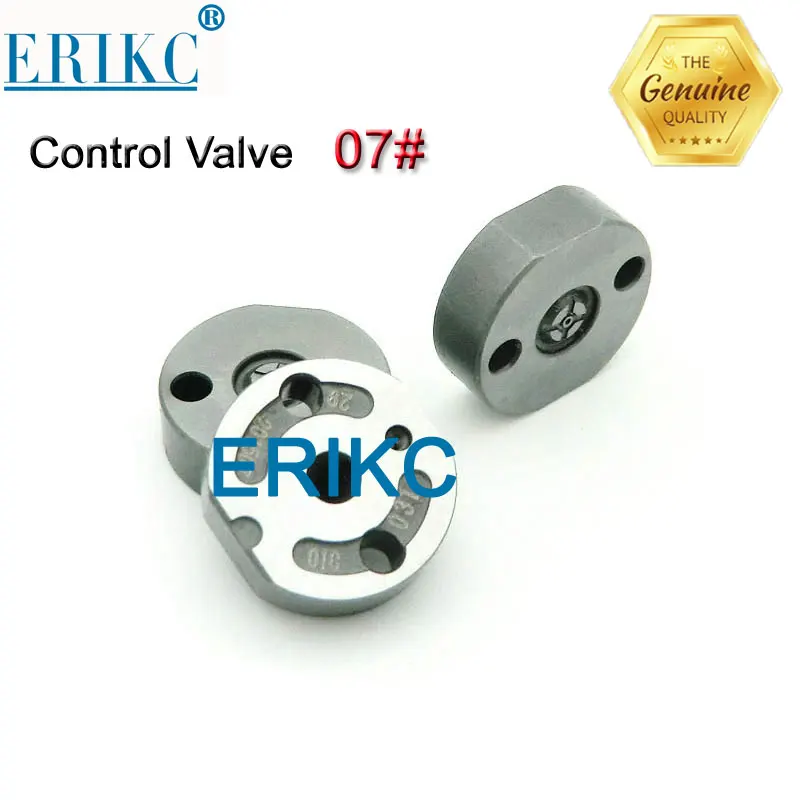 ERIKC Common Rail Fuel Injector 095000-5931 095000-5930 Control Valve Plate 07# For Diesel Injection 095000-7761 095000-7760