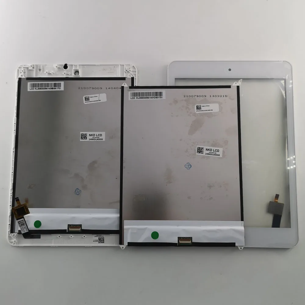 used parts LCD for Acer Iconia A1-830 A1 830 LCD Display Panel Screen Monitor Touch Screen Digitizer Glass Assembly with frame