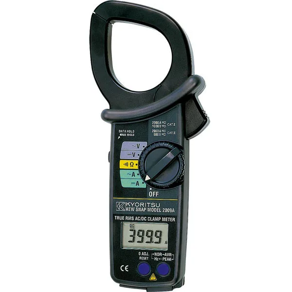 KYORITSU 2009R ดิจิตอล AC/DC Clamp Meter พร้อม True RMS MAX AC/DC2000A