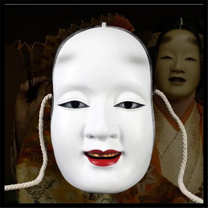 New Japanese Noh Buddhism Carnival Mask Halloween Party Cosplay GIFT Movie Party Masquerade Fancy Costume Cosplay Halloween Gift