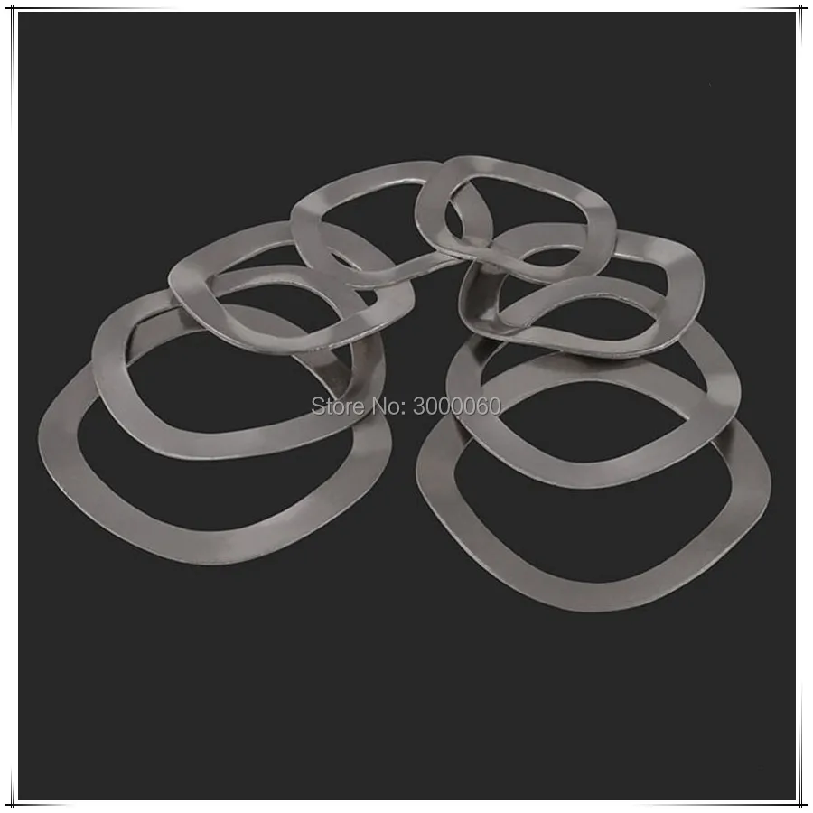 Imagem -04 - Arruela de Pressão da Onda 100 Peças Lote M23 Aço Inoxidável id 23 mm od 29 mm h 0.3 mm de 304 ss