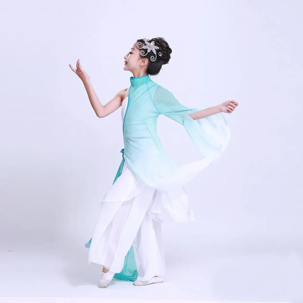 Children's Classical Dance Costumes Chinese Yangko Dance Dress Kids Girl Chinese Folk Costume Student Dance Clothes 18