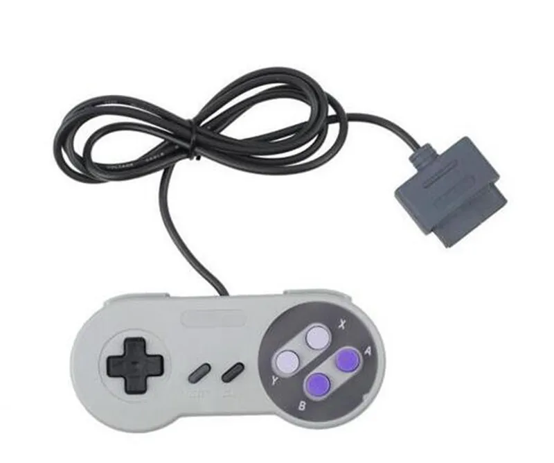 Free Shipping two pieces Wired Game Controller Gamepad For Nintendo for sfc for snes game console controller