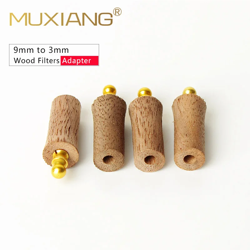 RU-MUXIANG 3/ 5/10 Pz/lotto Legno Da 9mm a 3mm Filtri Adattatore Accessori Per Pannolini Da Fumo Filtro Cambiatore fg0011