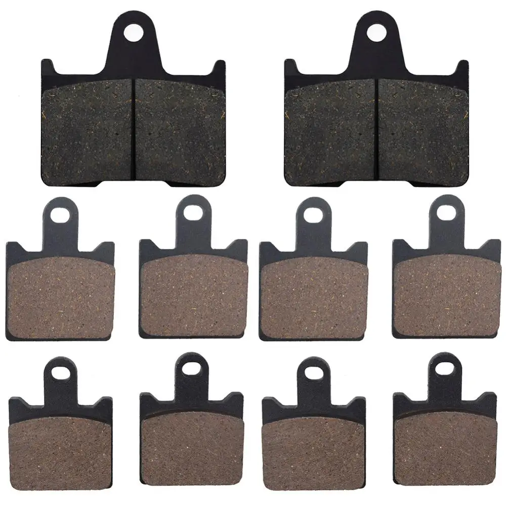 

Motorcycle Front + Rear Brake Pads Disks for Kawasaki ZZR 1400 / ZX 14 Ninja (ZX 1400 A / C) 2006-2014 ZZR1400 ZX1400