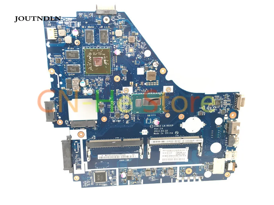 JOUTNDLN FOR Acer aspire E1-572G Laptop Motherboard V5we2 la-9531p nbmfp1100b W/ i5-4200u CPU and r7 m265 Graphics card