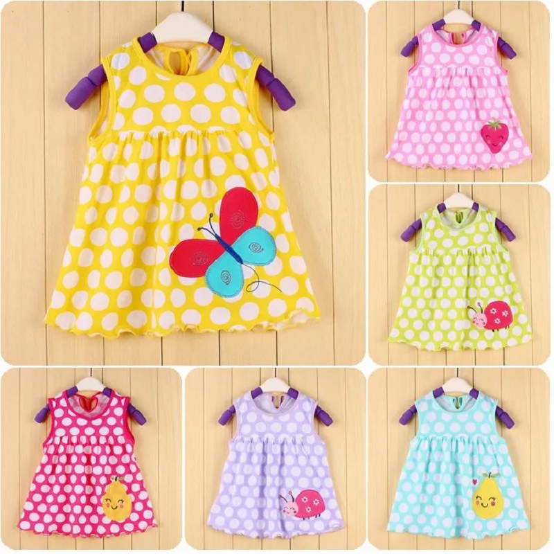 2018 Summer Baby Clothing Girls Dress Bebe vestidos Newborn baby girl clothes dresses frock designs Jumpers Tank Top