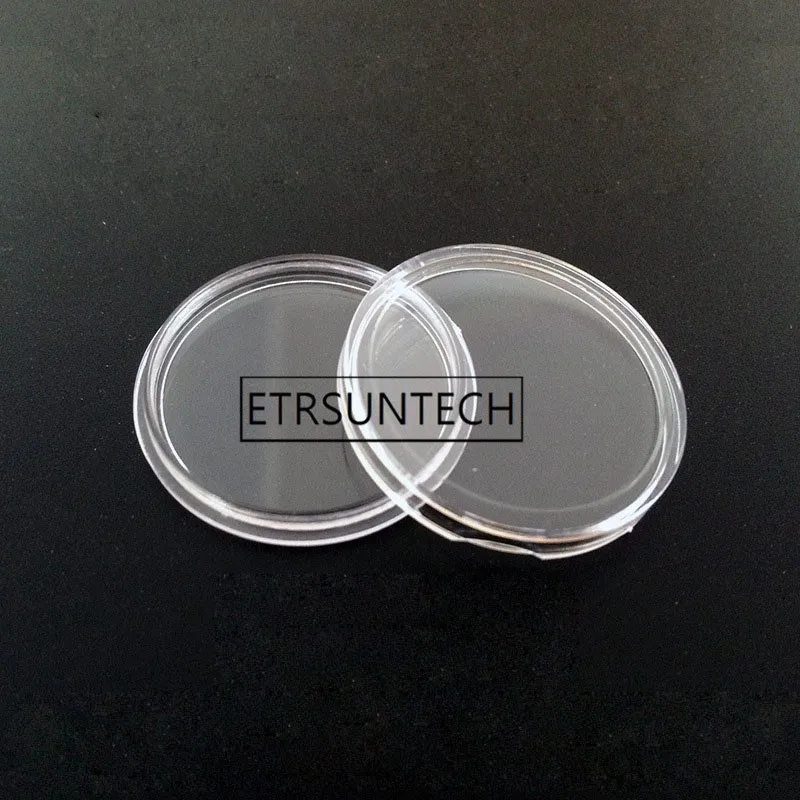 2000pcs 25mm Coin Cases Capsules Holder Applied Clear Portable Round Storage Box Storage Coins Transparent