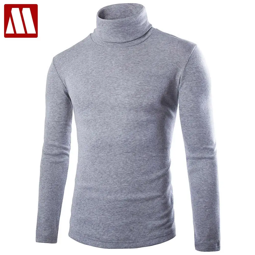 

2025 Fall New Mens Knitting Shirt Slim Fit Turtle Neck Knited T Shirts Slim Fit Tops Cardigan Clothings Asia Size S M L XL XXXL