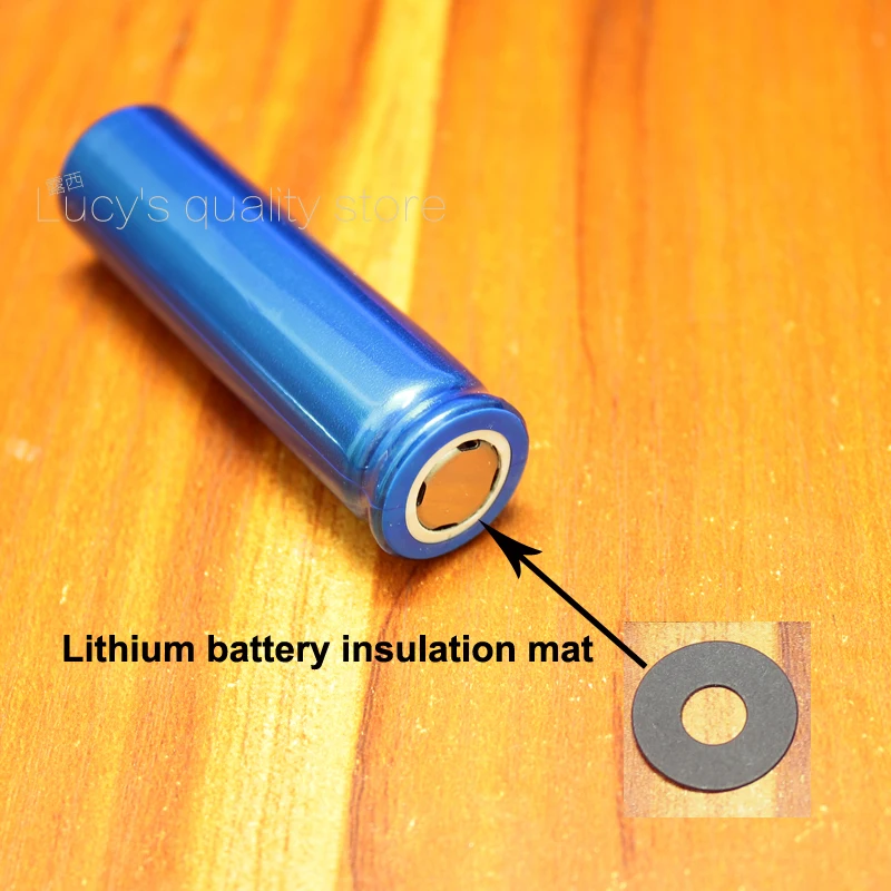 100 قطعة/الوحدة 18650 بطارية ليثيوم PET البلاستيك العزل فارغة جوفاء الوجه حصيرة العزل فوضى 17*9.0*0.3