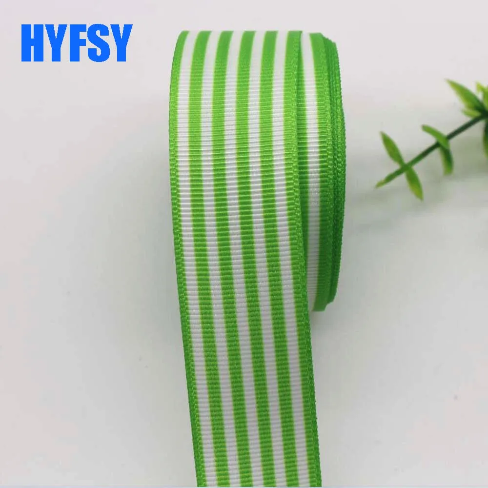 10 yards 25mm Stripes ribbon 10 yards DIY handmade materials gift wrapping sewing fabrics Grosgrain tape cartoon