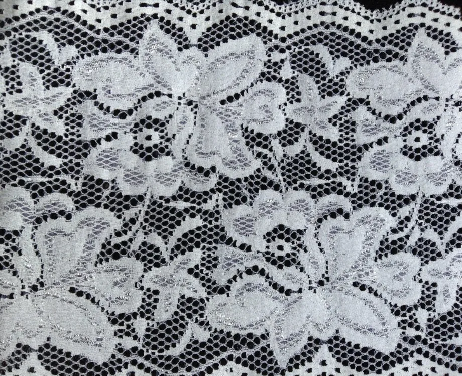 14.5cm High Quality Fashion Elastic Lace Trim,Fashion Accessories,Soft and Tender,Shining Look,XERY13822