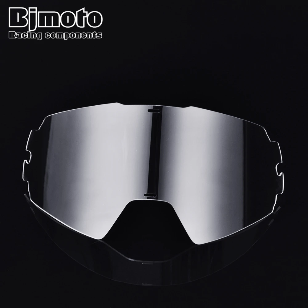 BJMOTO Motorcycle Helmet Glasses Glass MX Motocross Dirt Bike Spectacles Bike Goggles Clear Color Lens Replacement Goggle Film